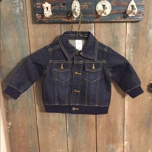 NWT baby denim jacket sz 6-12 mo