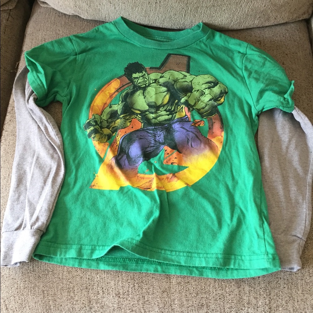 Long sleeve Marvel Hulk shirt