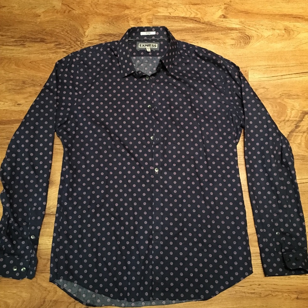 Express Men’s Button Down Slim Fit