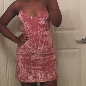 Short Velvet Cami dress