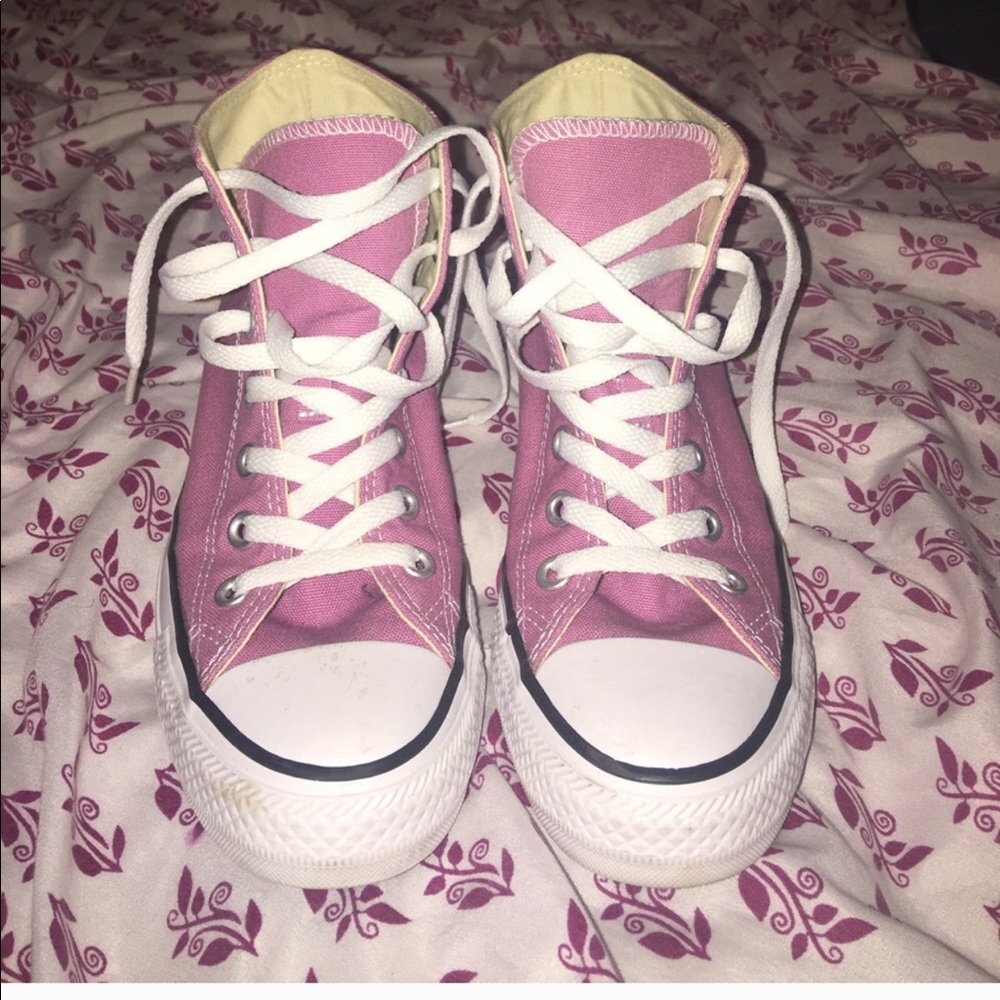 Pink Chuck taylors