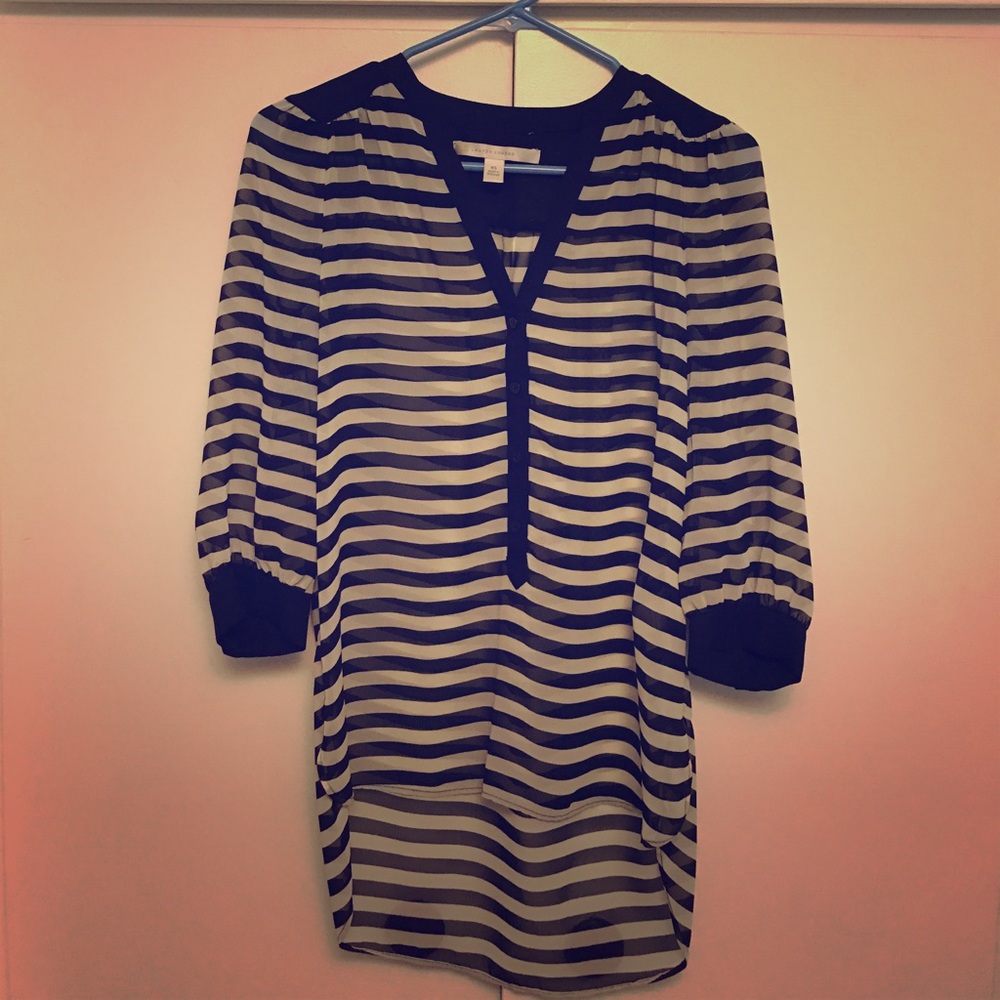Black & white striped Blouse