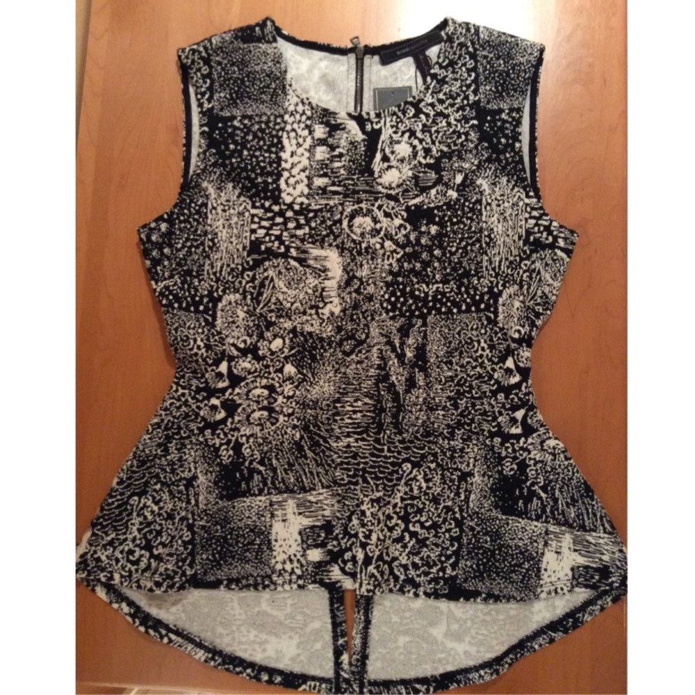 BCBG Lyna Peplum Top