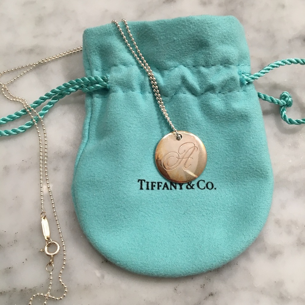 Tiffany "A" necklace