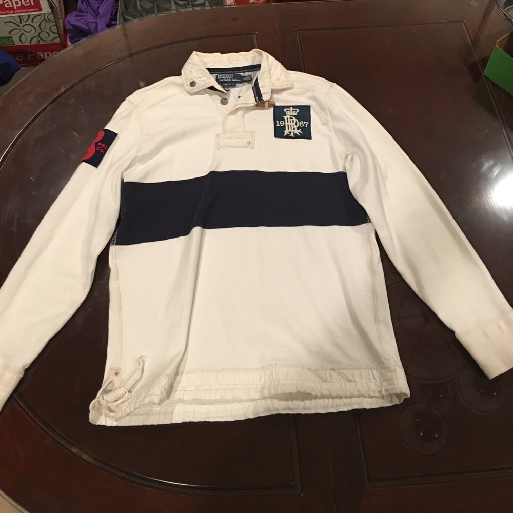 RALPH LAUREN POLO UNION JACK FLAG SAILING SHIRT