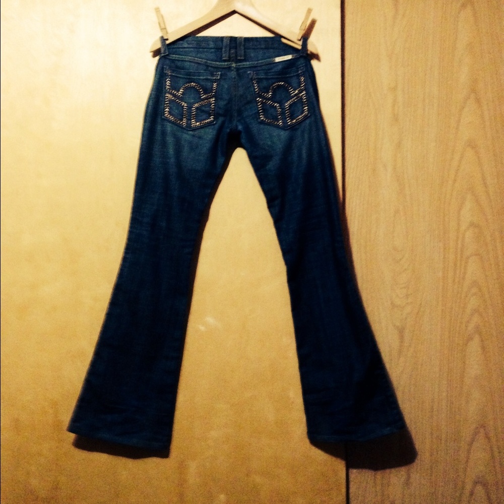 EUC FRANKIE B STUDED JEANS SZ 6