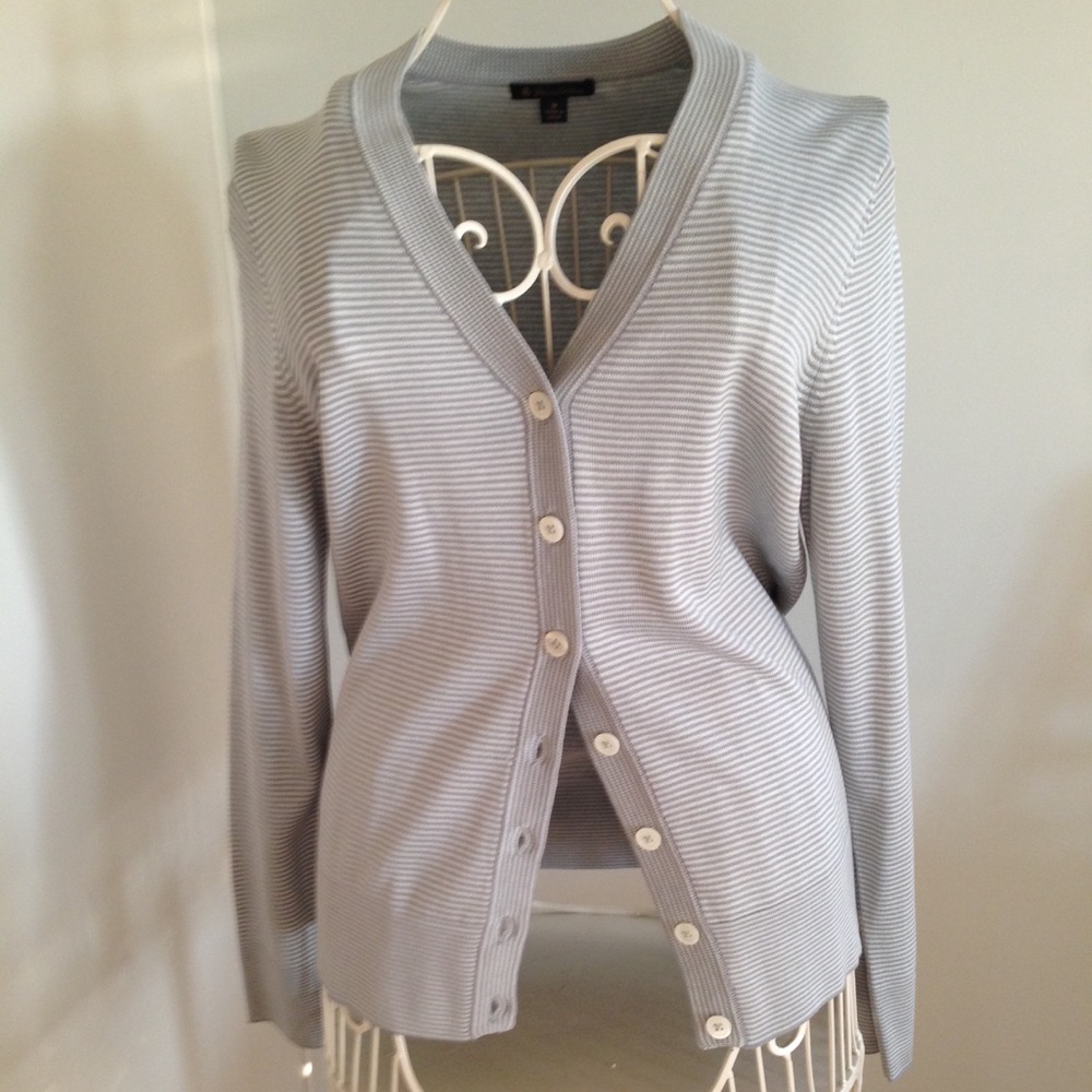Brooks Brothers striped Cardigan