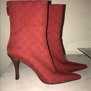 Red Gucci Boots