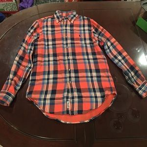 Ralph Lauren Classic Fit Flannel Plaid Shirt