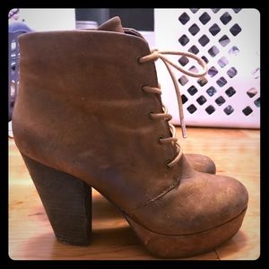 Steve Madden, Raspy booties. Good condition.