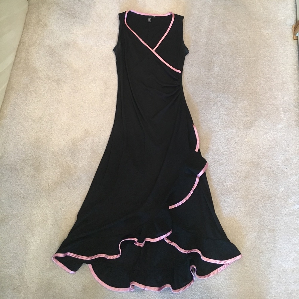 Beautiful black and pink party dress!