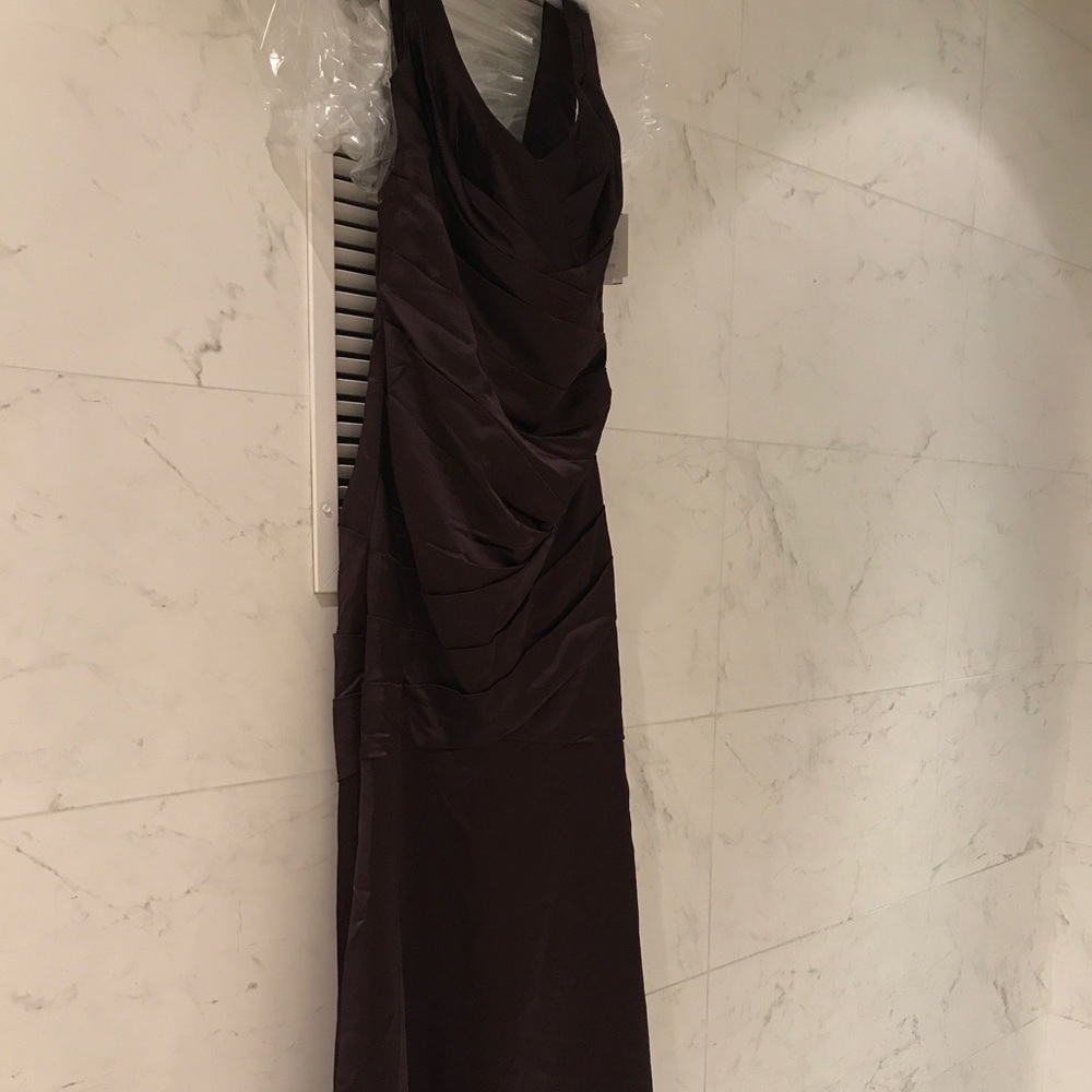 Long  Stretch Satin Dress  David's Bridal NWT