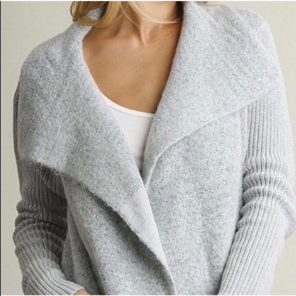 LAST ONE!! Open Front Double Breasted Cardigan - Picture 3 of 5