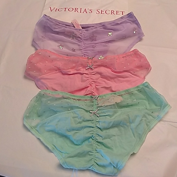 Sold VS, 3 Pairs Ruched Back Panties - Picture 7 of 8