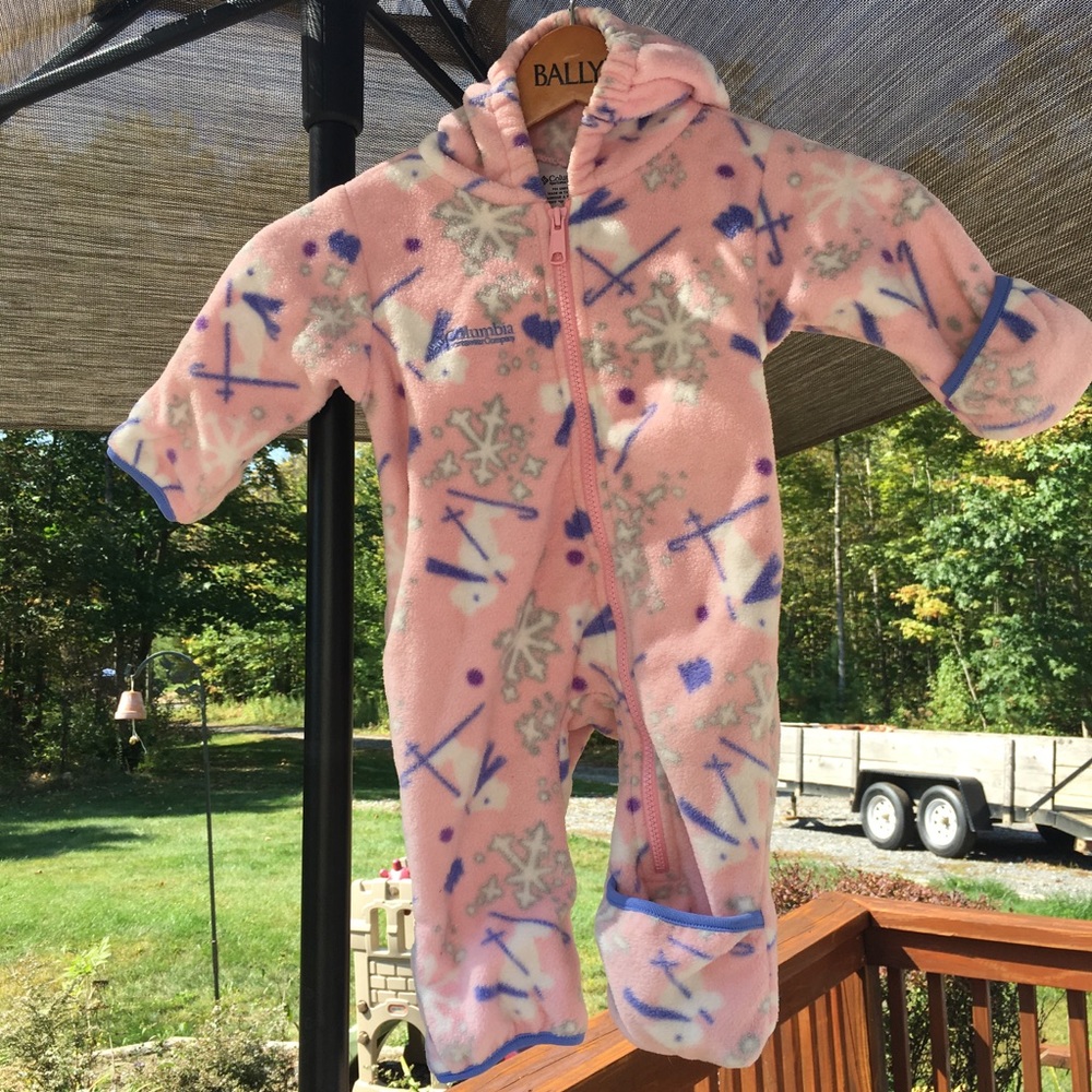 Columbia fleece snow suit