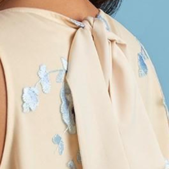 Embroidered sleeveless dress - Picture 4 of 6