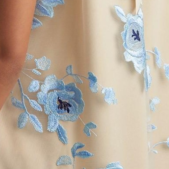 Embroidered sleeveless dress - Picture 5 of 6