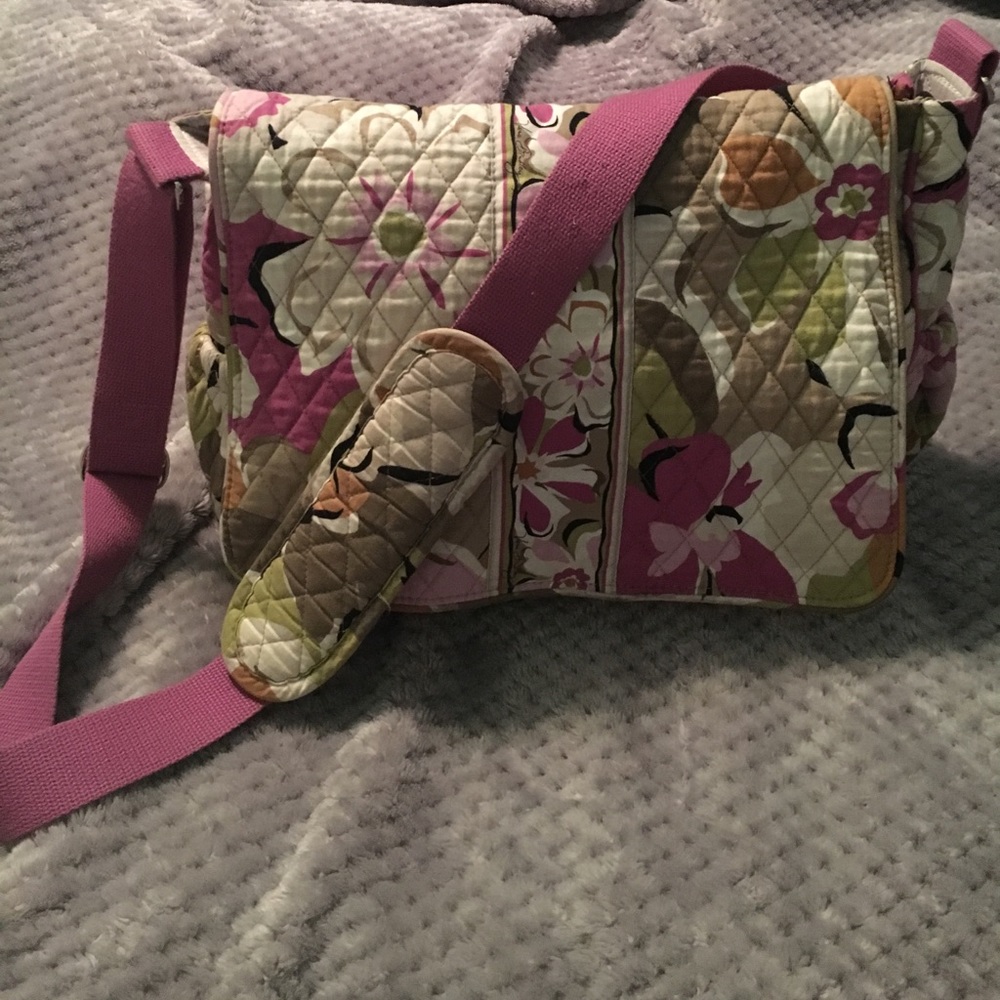Vera Bradley Messenger Diaper Bag Portobello Road
