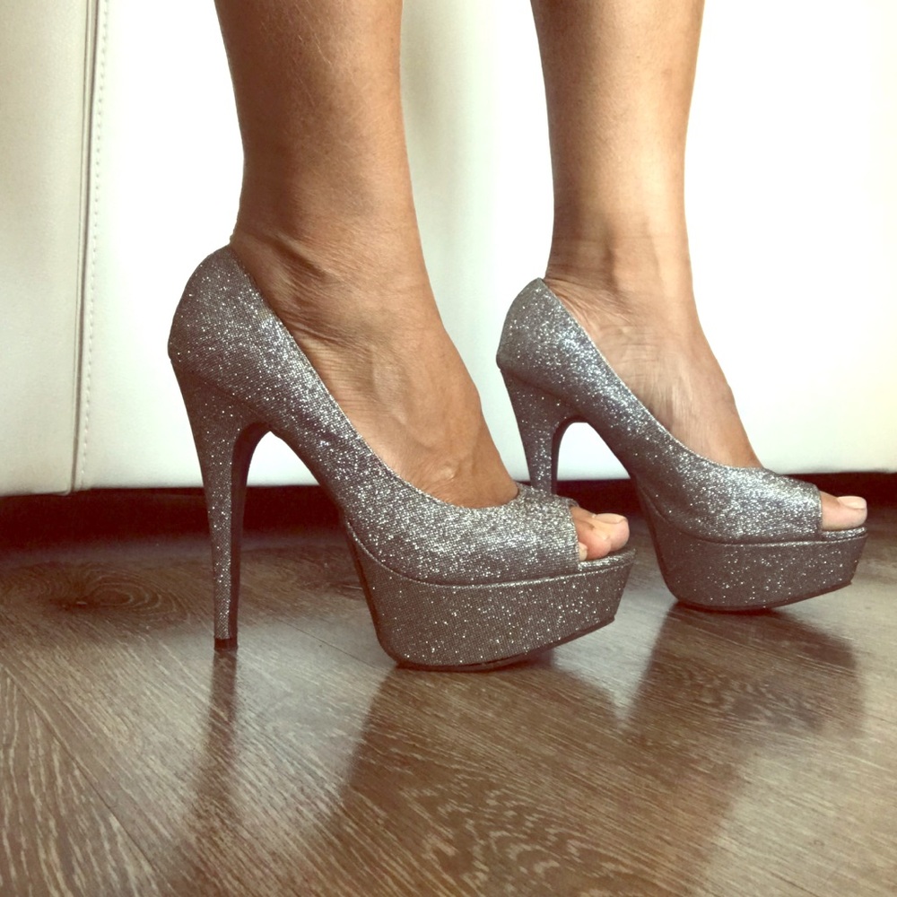 Glitter heels