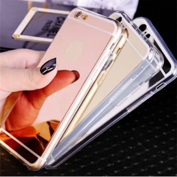 Accessories - iPhone 6 Rose Gold Mirrored Case