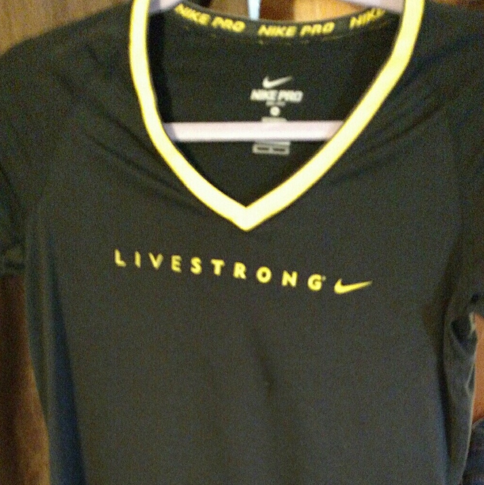 Nike Livestrong dri-fit v-neck