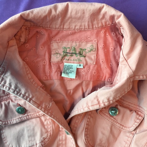 Light pink jean jacket - Picture 3 of 5