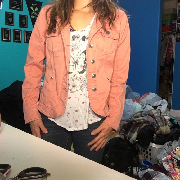 Light pink jean jacket - Picture 4 of 5