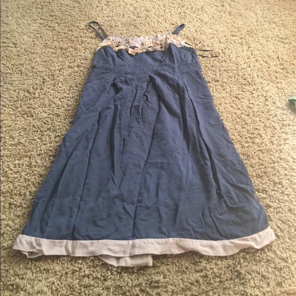 Urban Outfitters Dress Women Navy L Mini Rayon