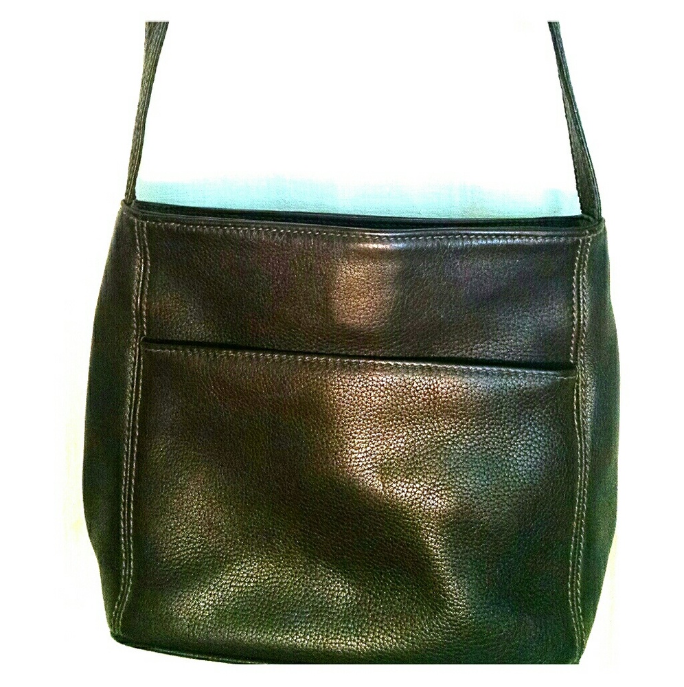 Coach over the shoulder leather purse