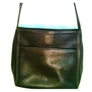 Coach over the shoulder leather purse