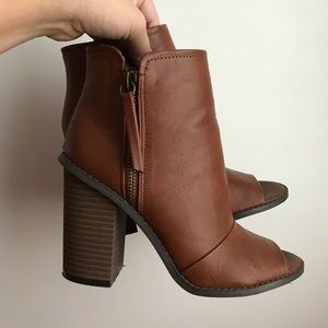 Open Toe Booties