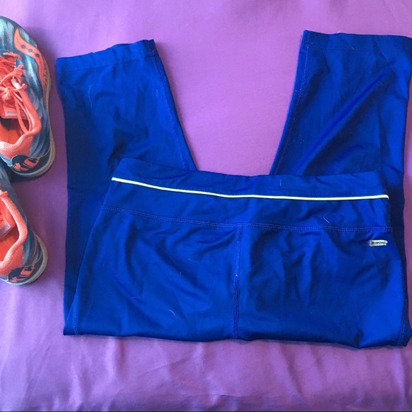 Dark blue Athletic capris leggings - Picture 2 of 4