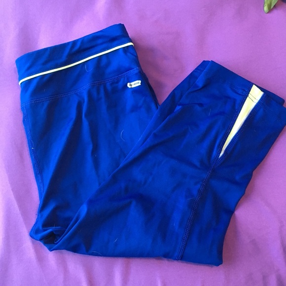 Dark blue Athletic capris leggings - Picture 3 of 4