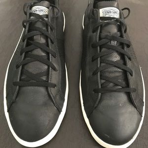 Ralph Lauren Men's Black Sneakers - Size: 12