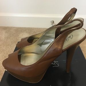 Brown heels