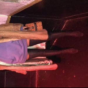 Zara Thigh high sparkly boots