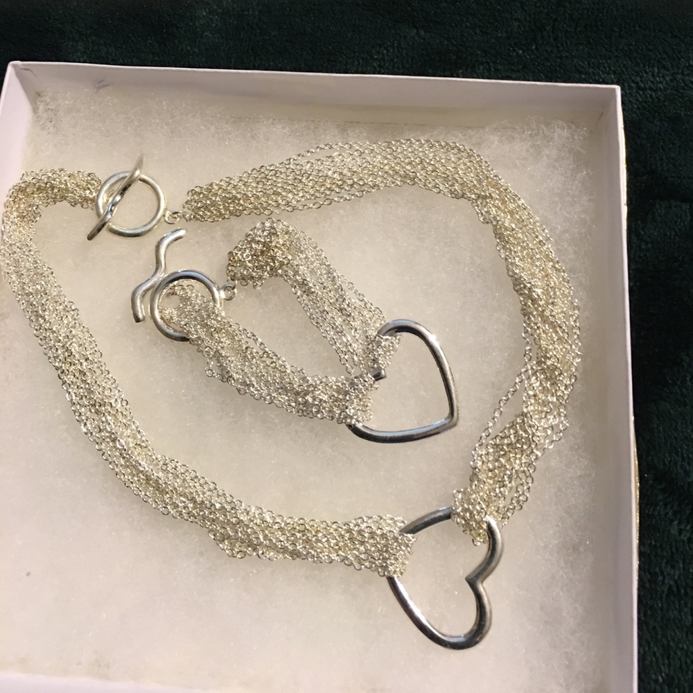 Necklace with matching bracelet.