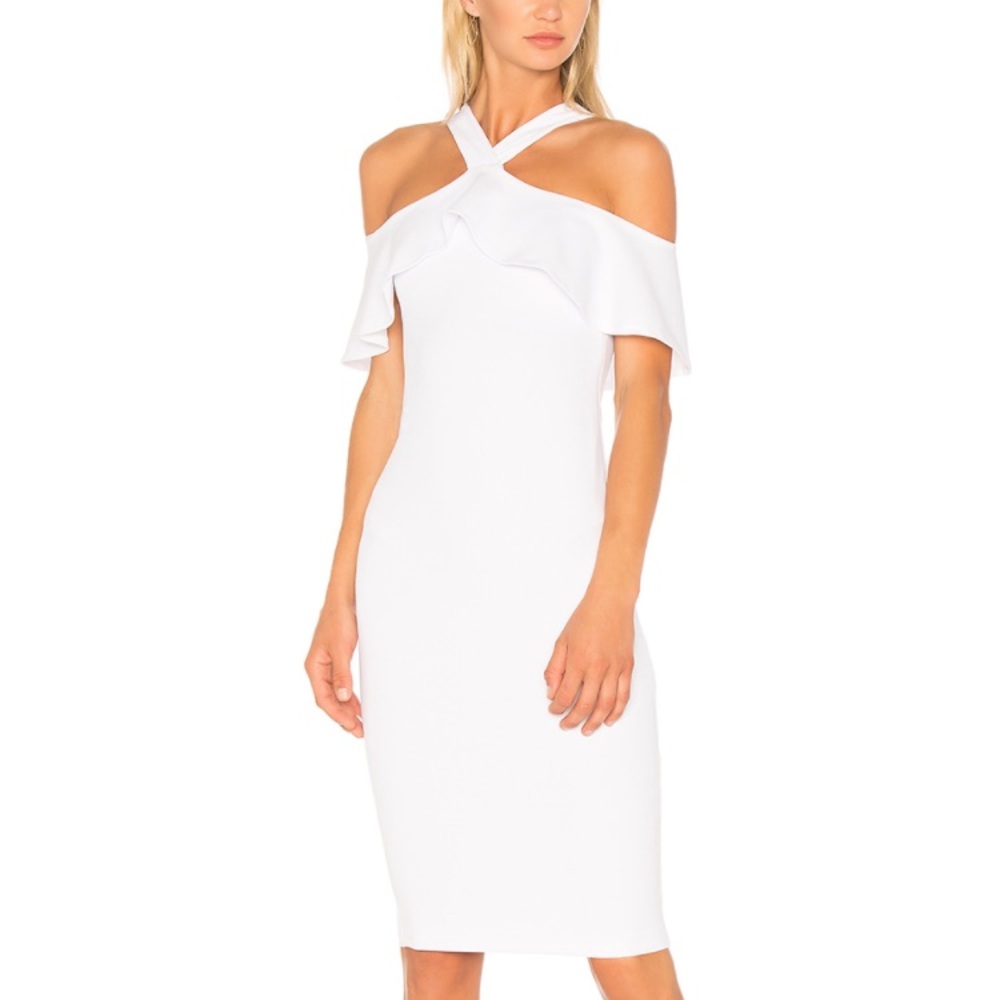 Gorgeous sexy White off the shoulder sexy midi dress *WORN ONCE*