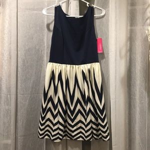 Blue and white chevron dress Blue and white chevron dress