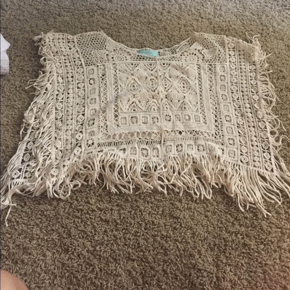 Urban Outfitters Women Coverup Top m/l Tribal Swim