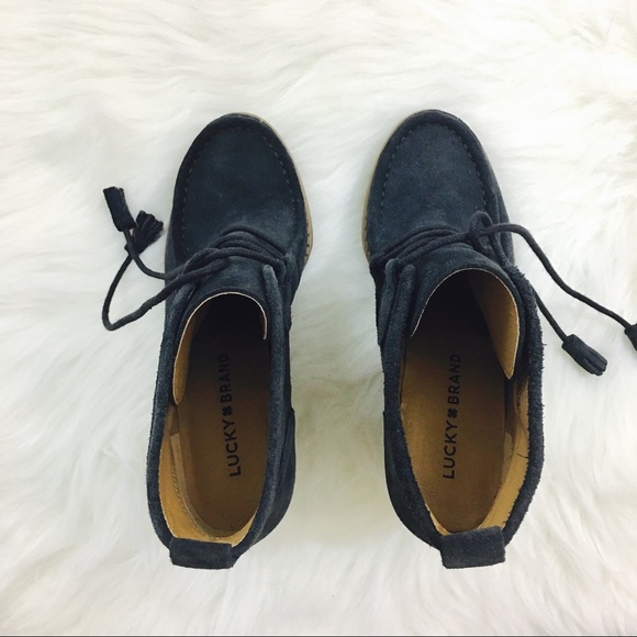 Lucky Brand Wedge Booties - Picture 2 of 3