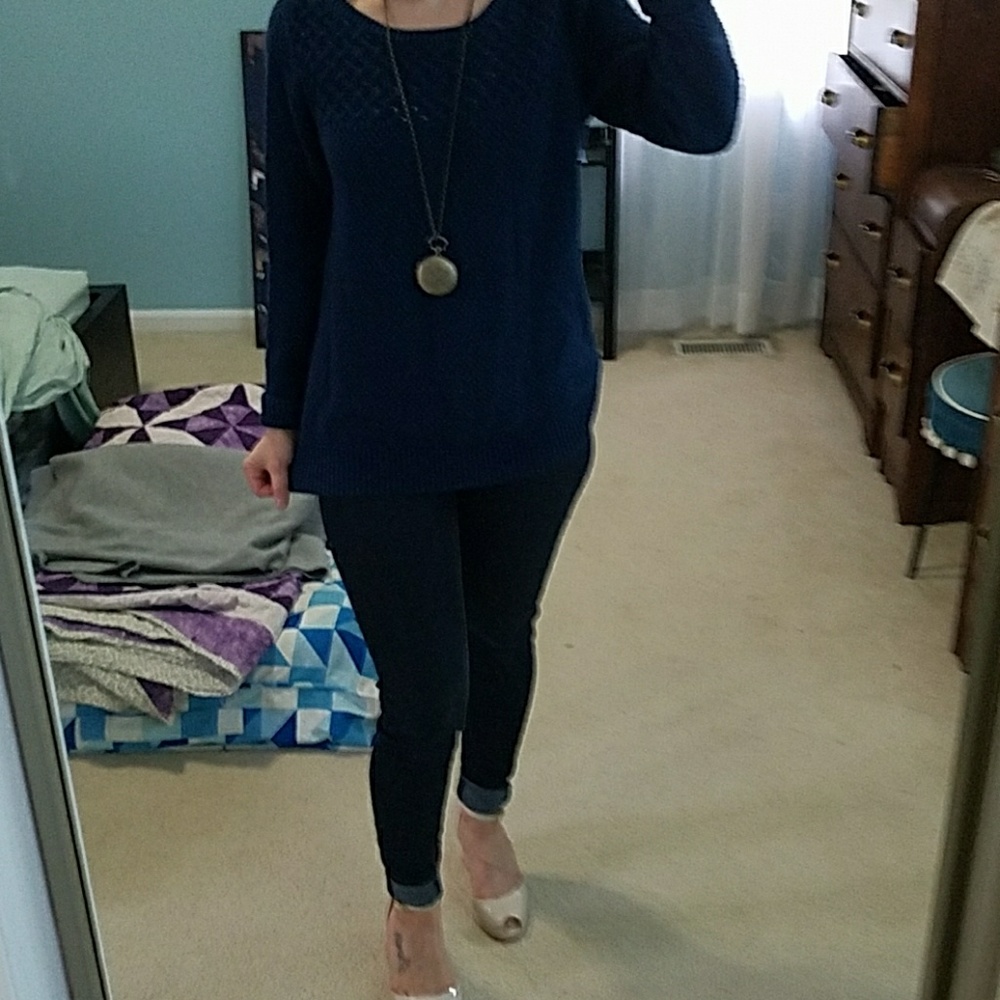 SOLD Royal blue oversized sweater