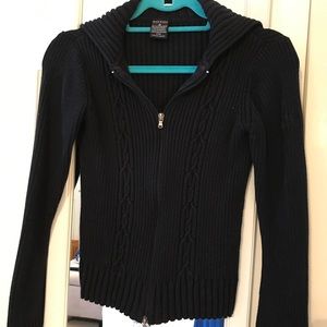 Nautica cotton zip cardigan