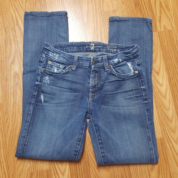 7 For All Mankind Denim - 7 For All Mankind skinny jeans