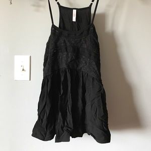 NWOT Black babydoll tank NWOT Black babydoll tank