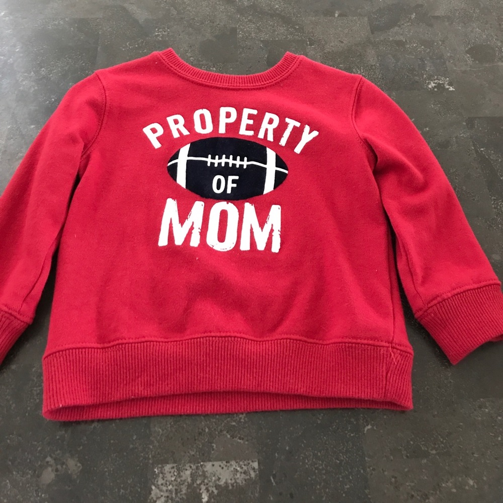 Red sweatshirt