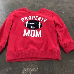Red sweatshirt