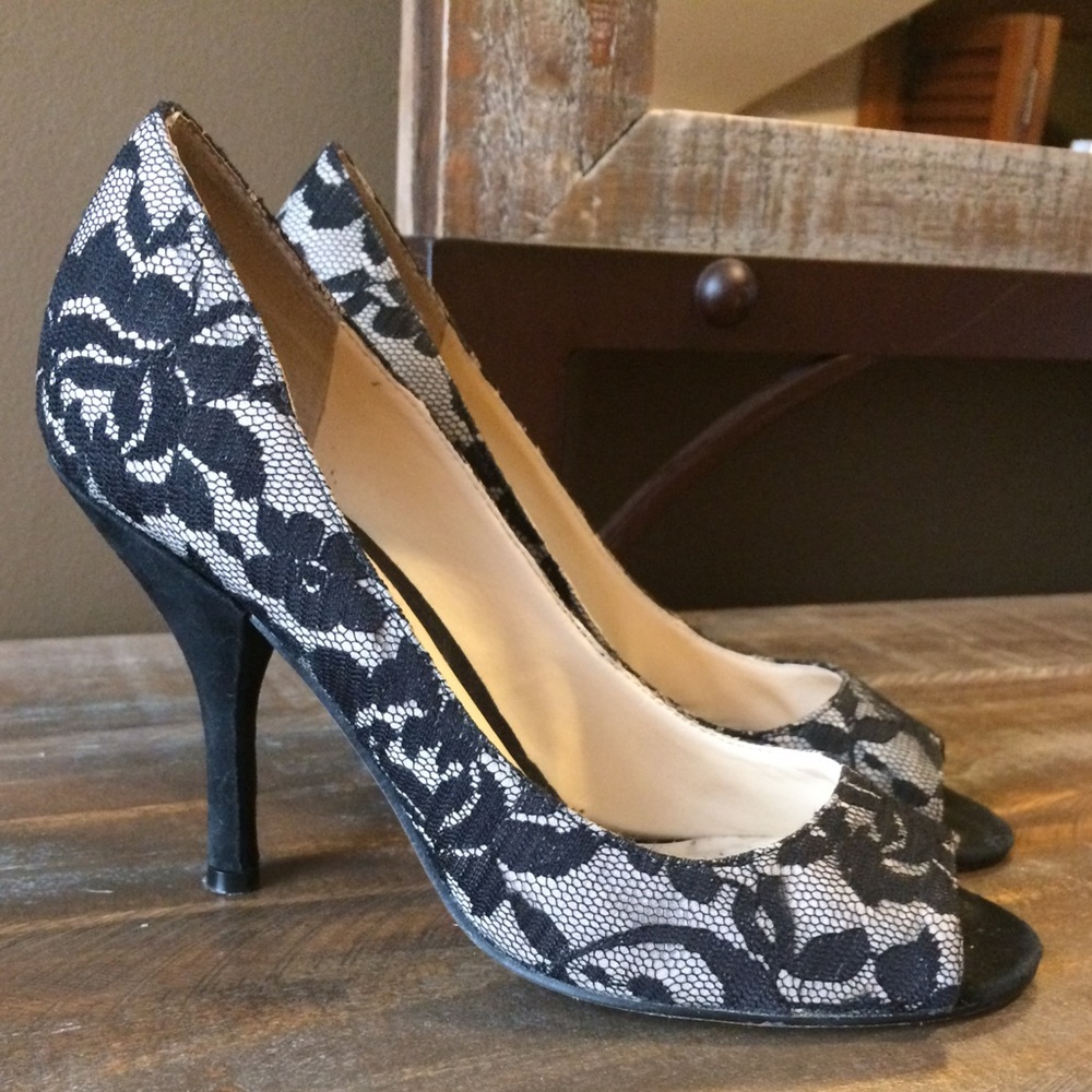 Nine West black heels