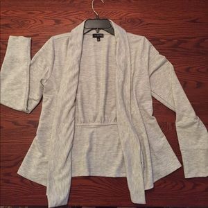 The Limited lightweight cardigan, gray, med