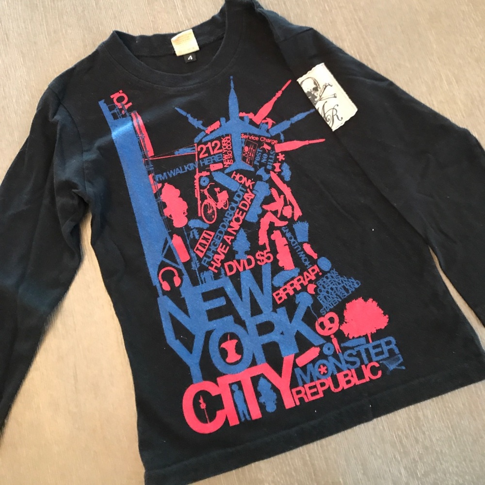 Monster Republic Boys Long Sleeve Tee